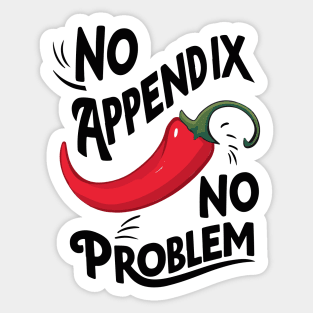 Carlos Sainz 55 - No appendix, no problem, chili, Formula 1, Sticker